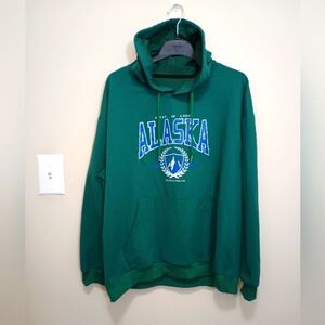 Alaska A Cit Of Good Unisex Green Hoodie Size Xlarge